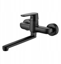 Kuchinox Dima egykaros fali csaptelep, fekete, kerámia fej (BQD 780D)