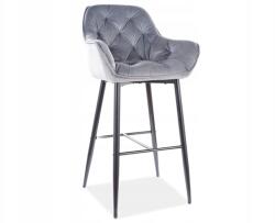 Signal Hoker bárszék Cherry H-1 Velvet szürke Sig (CHERRYH1VCSZ)