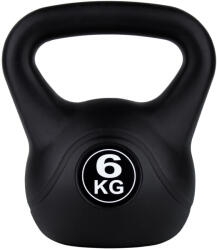 Funfit Gym& Fitness Kettlebell súlyzó 6kg - Fekete (4405)