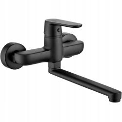 Kuchinox Dima fali mosogató csaptelep, fekete, króm, minimalista design (BQD 750D)