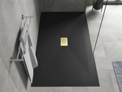 Mexen Hugo SMC zuhanytálca 170 x 100 cm, fekete , takaró arany - 42701017-G Kompozit zuhanytálca Kompozit zuhanytálca (5905315226402)
