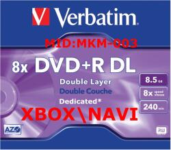 Verbatim Dvd+r DL MKM003 Xbox+navigáció 10db slim