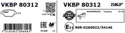 SKF Set placute frana fata SKF VKBP80312