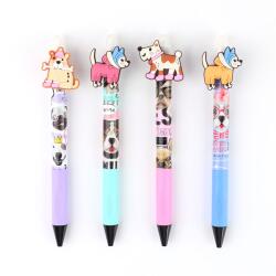 Nebulo Darling dogs radírozható nyomógombos zselés toll DT-0004 (DT-0004)