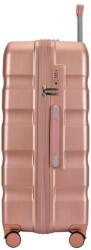 BONTOUR Wave 3 db-os Duplakerekes Bőrönd Szett, Számzárral, RoseGold (120540-RoseGold) - pepita
