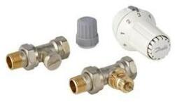 Danfoss szelepszett egyenes 1/2" O gyűrűs hollandival, RAS-C KLIKK termofejjel (013G2229) - brs
