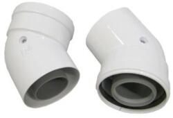 Ariston 45°-os könyökidom (3318076) - brs