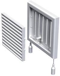 Vents MV 120Rs Műanyag Szellőzőrács Szabályozható Zsaluval (MV-120RS) - brs