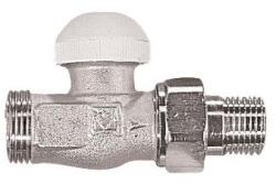 HERZ 1/2" termosztatikus egyenes radiátorszelep (3/4" euk. csatlakozással) (1773381) - brs
