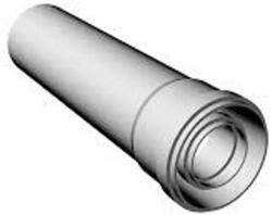 Ricom Gas Ø 60/100 mm-es, 0, 5m-es toldócső (PP60/100R500) - brs