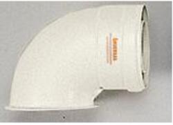 Immergas Ø 60/100 mm-es, 90°-os ív induló karimával (3.011139) - brs