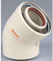 Immergas Ø 60/100 mm-es, 45°-os ív (3.010950) - brs