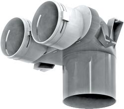 Vents RPZ 125/75*2 Mennyezeti műanyag szelepfogadó idom (8000) - brs