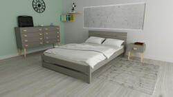 Komforttéka Marci Szürke fenyő ágykeret 120 + ajándék ágyráccsal + 100' ágyneműtartó fiókkal