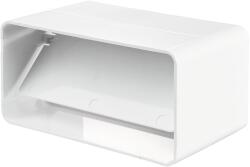 Vents 8181 60X204 Műanyag Csőtoldó Laposcsatornához, Visszacsapószeleppel (8181) - brs