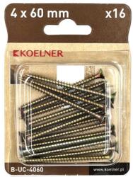 Koelner B-UC-4035 . . . . 4x35 mm-es faforgácslapcsavar 25db/bliszter (16 db/dob. ) (51640) - brs