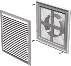 Vents MV 150VD Műanyag Szellőzőrács Állítható Csőcsatlakozóval (MV-150VD) - brs
