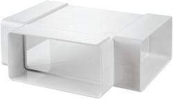 Vents 535 55X110 Műanyag T Idom Laposcsatornákhoz (535) - brs