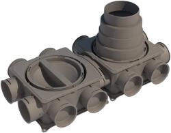 UBBINK Elosztó doboz (keskeny) 1 soros 12 csatl. Pont (188633) - brs