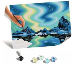 Ravensburger Pictura pe numere: Aurora Boreala (ARA-RVSPBN23907)