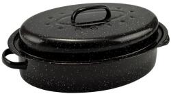 Perfect Home Zománcozott kacsasütő 37*26cm fekete 10378 (10378)