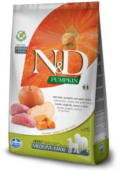  Farmina Farmina N&D Grain Free Adult Medium & Maxi Boar - Pumpkin - Apple 12kg + Meglepetés A Kutyádnak Ingynes