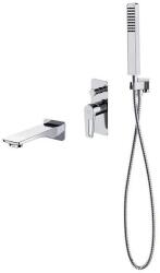 Cersanit S952-037 - MILLE fürdőkád szett falba építhető csapteleppel, króm S952-037 (CS0068)