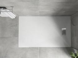 Mexen Hugo SMC zuhanytálca 160 x 70 cm, fehér , takaró inox - 42107016-X Kompozit zuhanytálca Kompozit zuhanytálca (5905315224125)