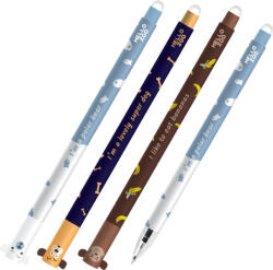 M&G Химикалка с гума M&G iErase HELLO Zoo 0.5 mm Ч (1601432-07-5306B-AKPB44R4)
