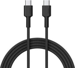 AUKEY CB-CD45 USB Type-C apa - USB Type-C apa Töltőkábel - Fekete (0.9m) (CB-CD45) (CB-CD45)