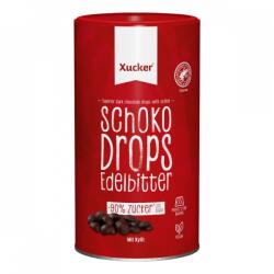 Xucker Dark Chocolate Drops csokidarabok 200 g étcsokoládé