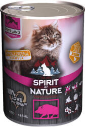 Spirit of Nature Cat vaddisznóhúsos konzerv (12 x 415 g) 4.98kg