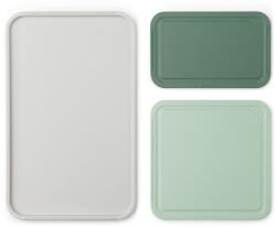 Brabantia Vágódeszka, 3 db szett, zöld, műanyag, Brabantia (BRAB123160)