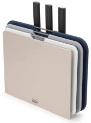 Joseph Joseph Joseph Joseph NEST 6 PLUS 60194 vágódeszka, 3 db-os szett + konyhakések, műanyag (JS60194)