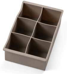 Bitz Jégkocka forma, 6 extra nagy jégkockához, szilikon, Bitz (BITZ225292)