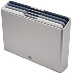 Joseph Joseph Vágódeszka FOLIO4 L 60193, 4 db szett, állvánnyal, kék, műanyag, Joseph Joseph (JS60193)