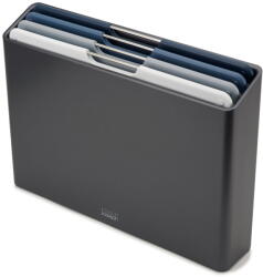 Joseph Joseph Vágódeszka készlet FOLIO L, 4 db, állvánnyal, szürke, Joseph Joseph (JS60184)