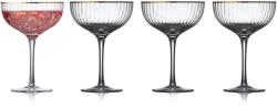 Lyngby Glas Koktélpohár PALERMO GOLD, 4 db szett, 315 ml, Lyngby Glas (LYG14634)