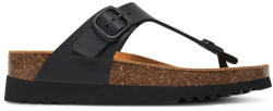 Scholl Boa Vista Wide fekete bioprint női lábujjközi papucs - kényelmi modell 36-41