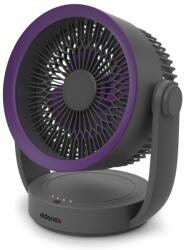 Eldonex ESF-1010-GY - Asztali ventilátor 9W/5V, 4000 mAh, szürke ESF-1010-GY (TD0144)