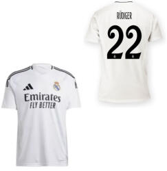 Adidas Real Madrid Mez Felső - Felnőtt Szurkolói Hazai 2024-25, RÜDIGER