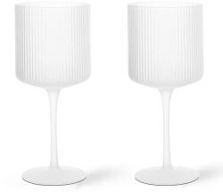 Ferm Living set de pahare de vin Ripple 325 ml 2-pack 99KK-SLU049_00X (1104270093) Pahar