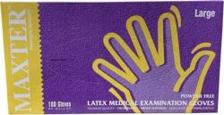 Maxter Gumikesztyű latex púdermentes L 100 db/doboz (1005L) (HGK-BHRE999964) (HGK-BHRE999964)