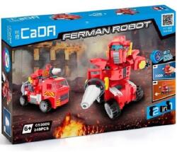 CaDA CaDA® C52009W - Ferman 2 az 1-ben robot vagy tűzoltóautó (C52009W)