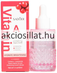 SADOER A-Vitaminos Bio Vörösáfonya kivonatos Arcápoló Szérum 40ml