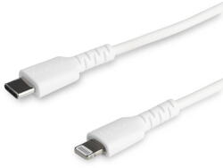 StarTech StarTech. com 1m USB C to Lightning Cable - iPhone iPad Fast Charging Durable White Charge & Sync Cord w/Aramid Fiber Apple MFI Certified - Lightning cable - Lightning / USB 2.0 - 1 m (RUSBCLTMM1MW) -