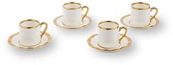 POLSPOTTEN set de cești cu farfurioare pentru 4 persoane Golden Finds 110 ml 99KK-KBU7BO_00X (230.400.636)