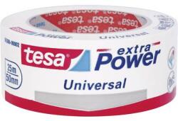 tesa Szövetbetétes ragasztószalag, univerzális, fehér, 25 m x 50 mm , tesa® extra Power (56388-00002-04) (56388-00002-04)