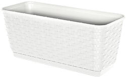  Virágcserép RATOLLA P 6 l, fehér, betét, alátét (255318)