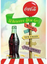 Trefl 12098 - Coca-Cola - Bármerre jársz - 1000 db-os Premium Plus puzzle (12098)